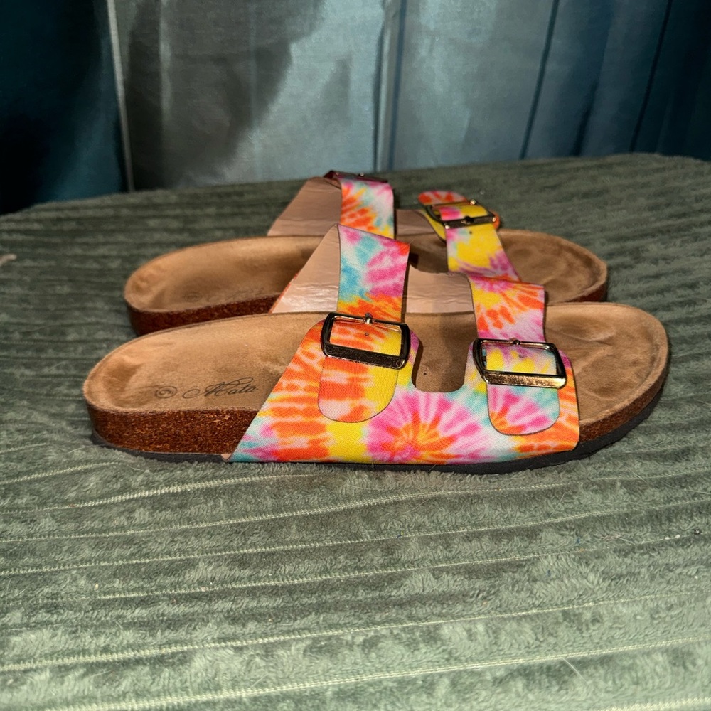 Colorful Tie-Dye Women's Sandals